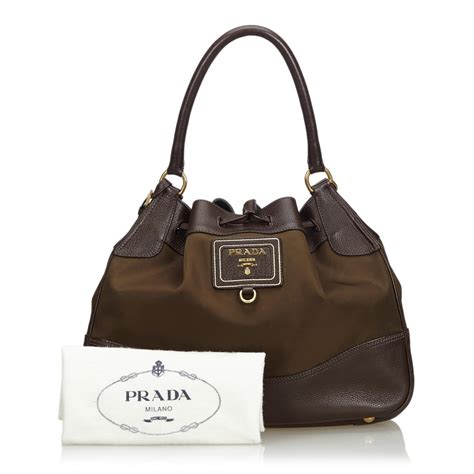 borsa prada marrone|Borse Prada in Scamosciato Marrone .